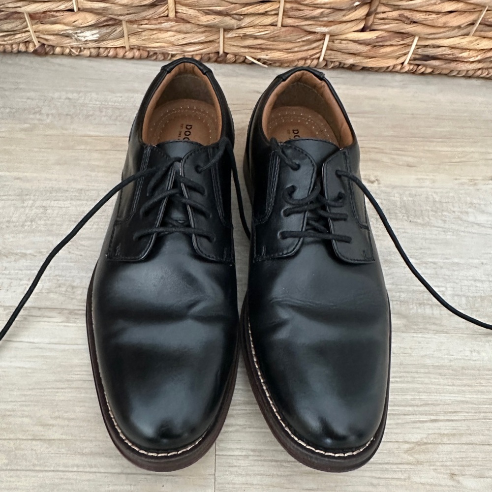 Dockers Black Leather Dress Shoes